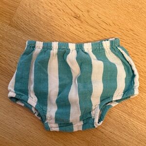 Arsene et Les Pipelettes - Green and White Striped Bloomers